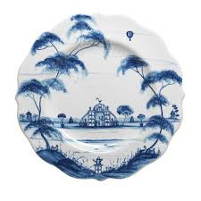 Juliska Country Estate Delft Blue Dessert/Salad Plate Conservatory